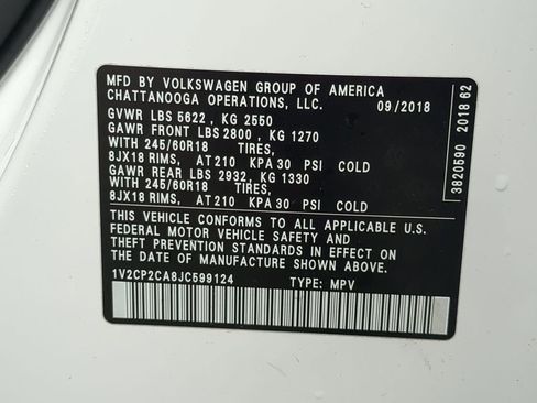Used 2018 Volkswagen Atlas SE image 22