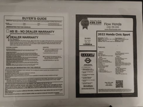 Used 2022 Honda Civic Sport image 37