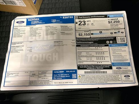 Used 2026 Ford Ranger XL w/ Trailer Tow Package RWD image 20