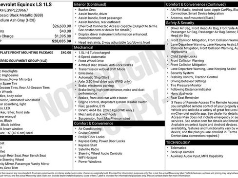 Used 2023 Chevrolet Equinox LS image 41