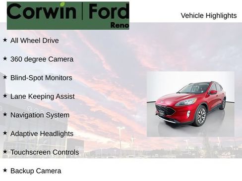 Used 2020 Ford Escape Titanium AWD/4WD image 7
