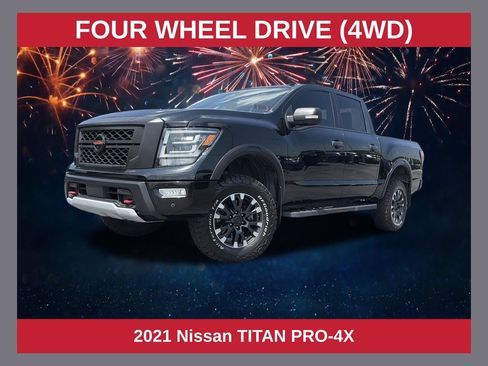 Used 2021 Nissan Titan PRO-4X w/ Pro-4x Convenience Package AWD/4WD image 1