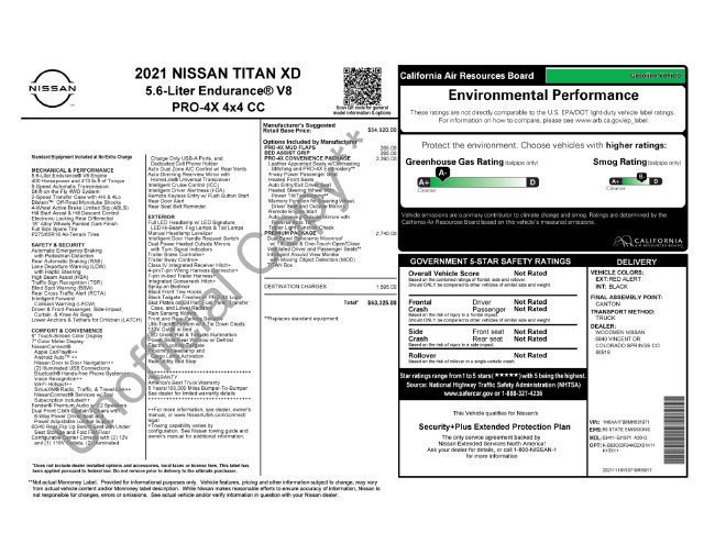 Used 2021 Nissan Titan PRO-4X w/ Pro-4x Convenience Package AWD/4WD image 7