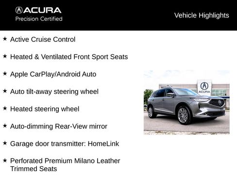 Certified 2024 Acura MDX w/ Advance Package AWD/4WD image 21