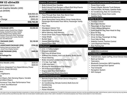 Used 2024 BMW X3 xDrive30i w/ Premium Package image 24