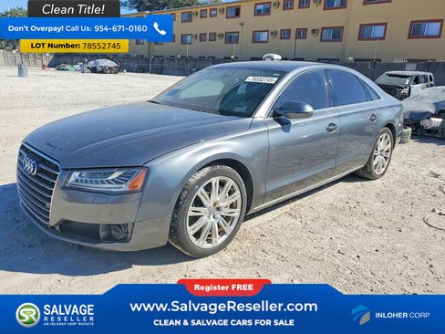 Used 2015 Audi A8 3.0T w/ Premium Package image 1