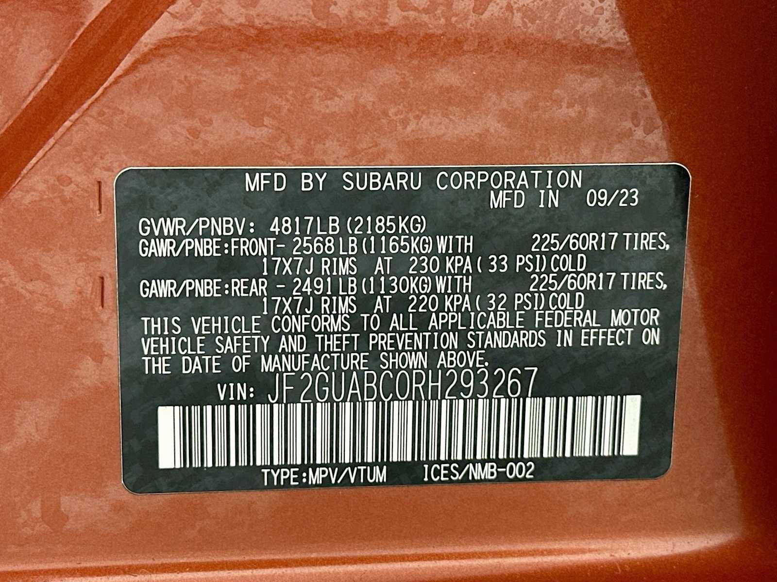 Certified 2024 Subaru Crosstrek 2.0i AWD/4WD image 28
