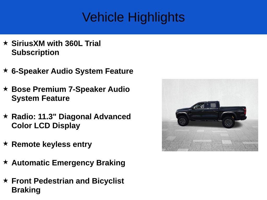 New 2026 Chevrolet Colorado ZR2 w/ Technology Package AWD/4WD image 3