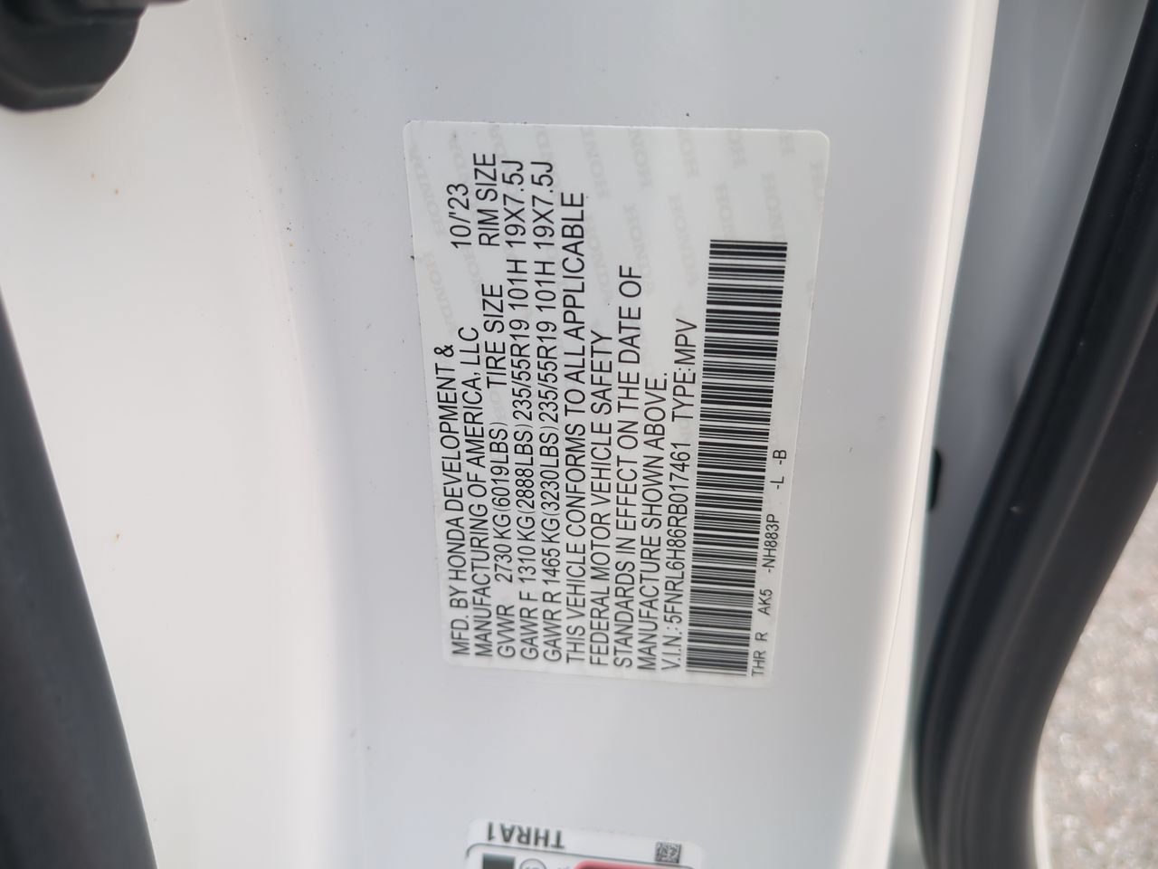 Used 2024 Honda Odyssey Touring image 23