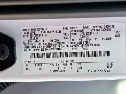 Used 2022 Ford F150 Lariat AWD/4WD image 31