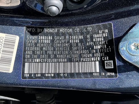 Used 2018 Honda Civic EX-T image 12
