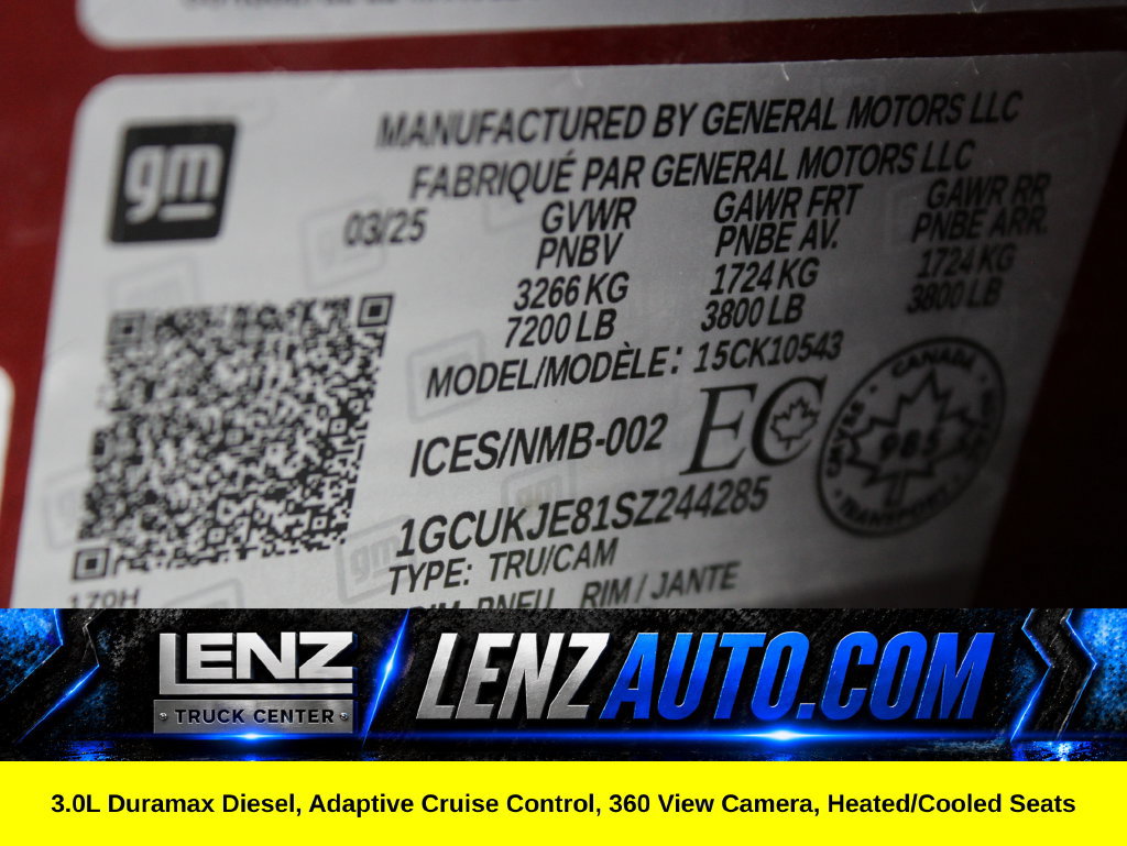Used 2025 Chevrolet Silverado 1500 High Country AWD/4WD image 78