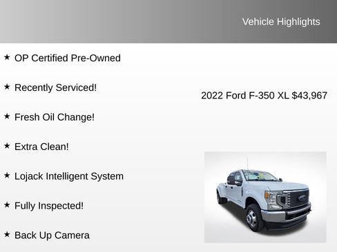Used 2022 Ford F350 XL w/ STX Appearance Package image 4