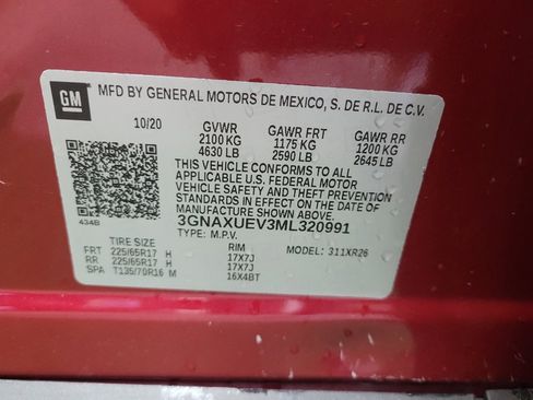 Used 2021 Chevrolet Equinox LT AWD/4WD image 33