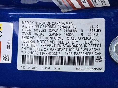 Certified 2023 Honda Civic Touring image 33