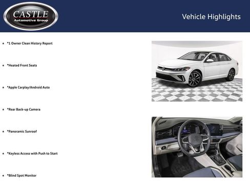 Used 2025 Volkswagen Jetta SE w/ Sunroof Package FWD image 4
