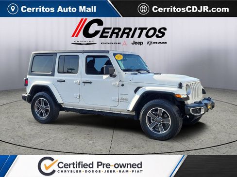 Certified 2023 Jeep Wrangler Unlimited Sahara AWD/4WD image 1