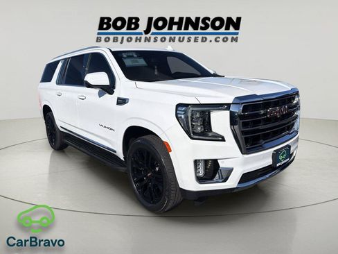 Certified 2022 GMC Yukon XL SLT w/ SLT Premium Package AWD/4WD image 1