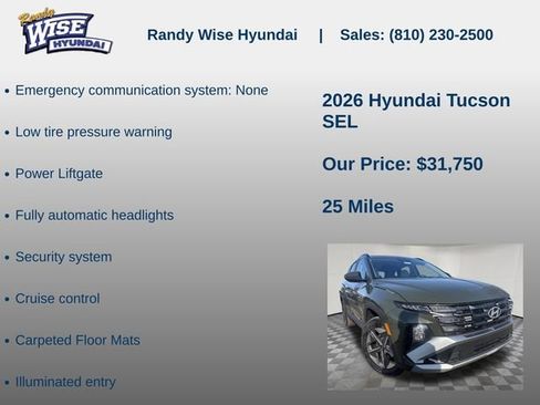New 2026 Hyundai Tucson SEL AWD/4WD image 10