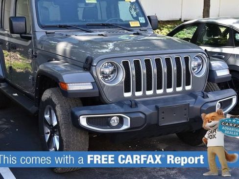 Used 2022 Jeep Wrangler Unlimited Sahara w/ LED Lighting Group AWD/4WD image 2
