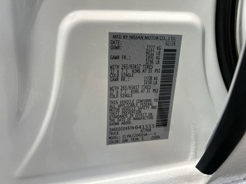 New 2026 Nissan Frontier SV w/ SV Convenience Package image 42