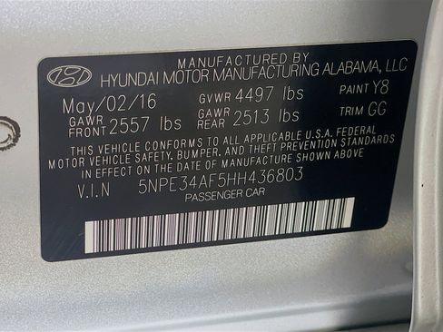 Used 2017 Hyundai Sonata Sport w/ Value Edition Package 02 image 12