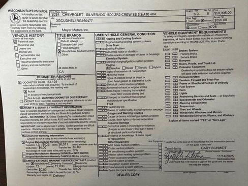 Used 2024 Chevrolet Silverado 1500 ZR2 w/ Technology Package image 30