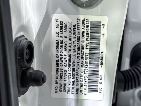 Used 2019 Honda Civic EX-L image 22