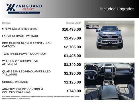 Used 2021 Ford F250 Lariat w/ Lariat Ultimate Package AWD/4WD image 9