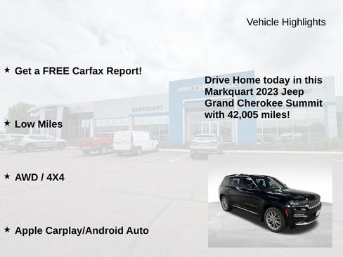 Used 2023 Jeep Grand Cherokee Summit AWD/4WD image 8