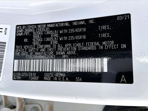 Used 2021 Toyota Highlander XLE image 27