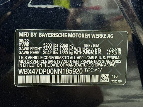 Used 2022 BMW X3 sDrive30i w/ M Sport Package 2 RWD image 12