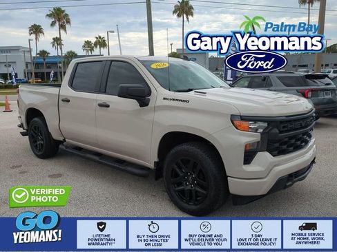 Used 2026 Chevrolet Silverado 1500 Custom w/ Turbomax Blackout Package RWD image 1