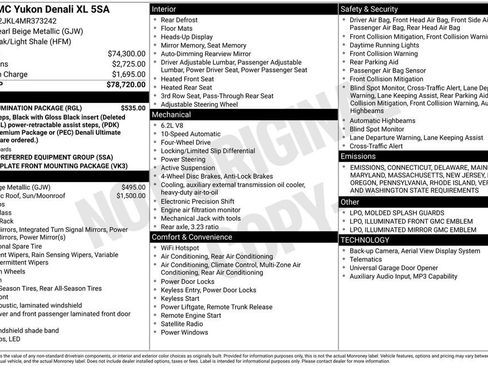 Used 2021 GMC Yukon XL Denali w/ LPO, Illumination Package image 6