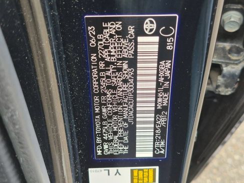 Certified 2023 Toyota Prius Prime FWD image 12