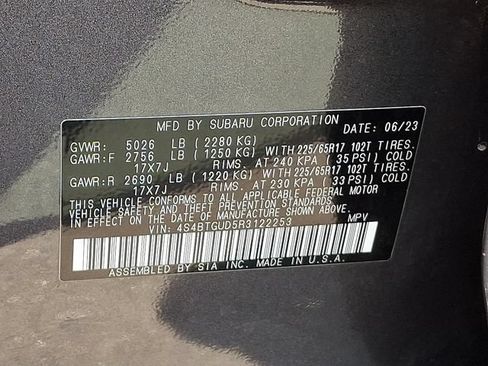 Certified 2024 Subaru Outback Wilderness AWD/4WD image 28