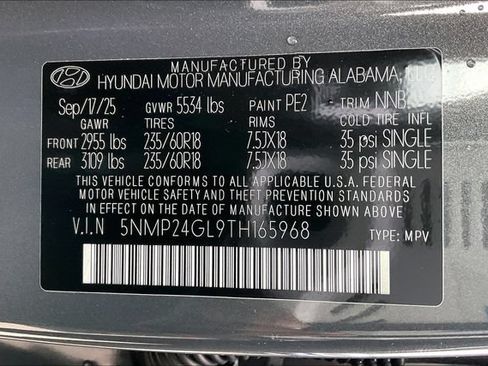 Certified 2026 Hyundai Santa Fe SEL FWD image 34