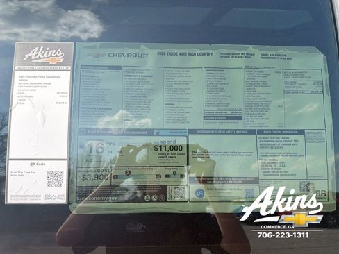 New 2026 Chevrolet Tahoe High Country w/ Sun And Tow Package AWD/4WD image 11