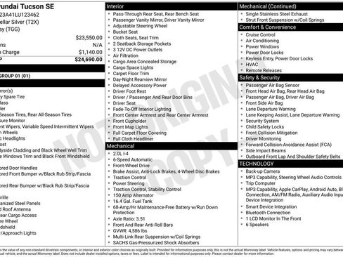 Used 2020 Hyundai Tucson SE FWD image 25