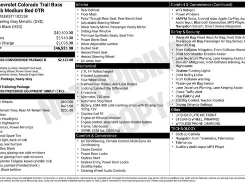 New 2026 Chevrolet Colorado Trail Boss AWD/4WD image 3