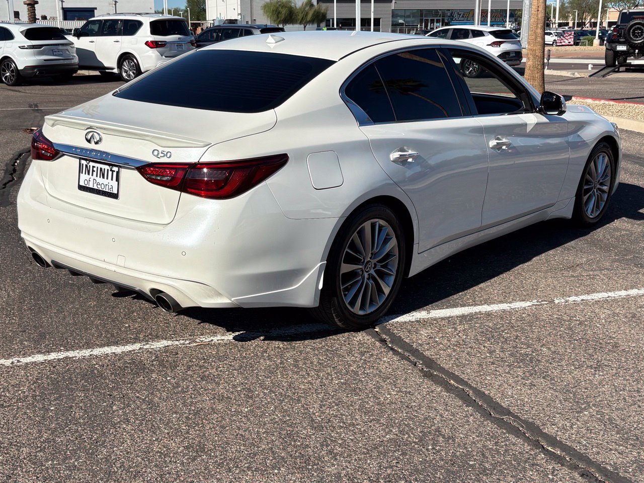 Used 2023 INFINITI Q50 Luxe w/ Cargo Package RWD image 6