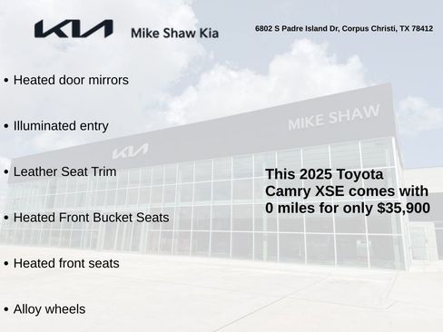 Used 2025 Toyota Camry XSE w/ Premium Plus Package image 3