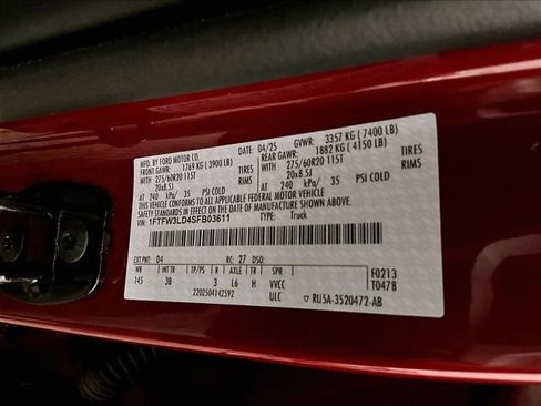 Certified 2025 Ford F150 XLT w/ Equipment Group 303A High AWD/4WD image 33