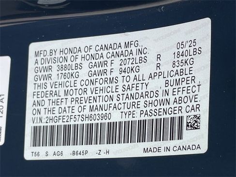 Used 2025 Honda Civic Sport image 27