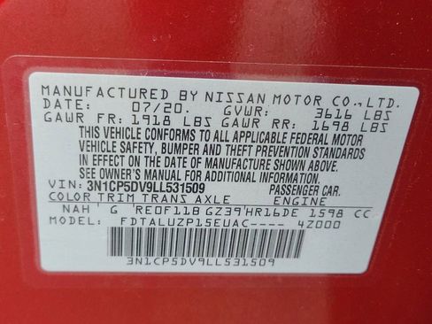 Used 2020 Nissan Kicks SR w/ SR Premium Package FWD image 32