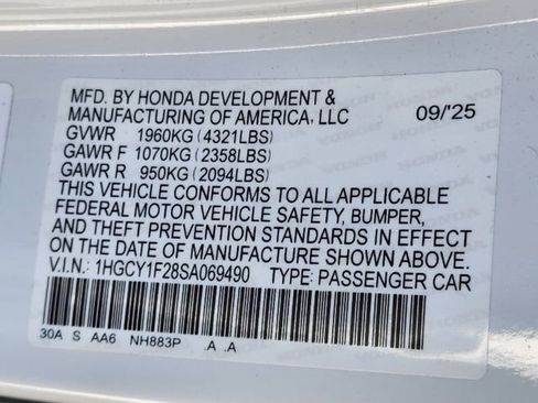 Used 2025 Honda Accord LX image 32