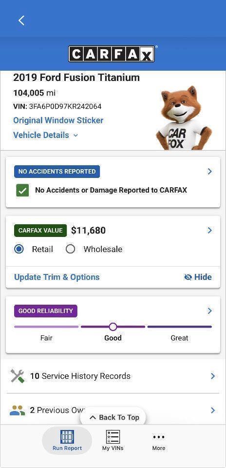 Used 2019 Ford Fusion Titanium AWD/4WD image 24