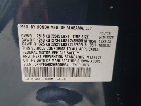 Used 2017 Honda Pilot EX-L image 33