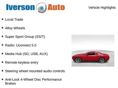 Used 2015 Dodge Challenger SXT w/ Super Sport Group (SS/T) RWD image 2