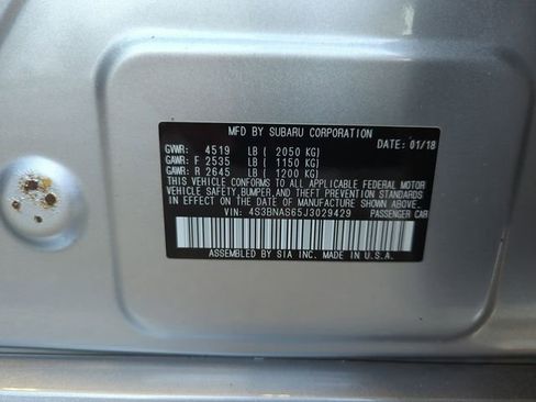 Used 2018 Subaru Legacy 2.5i Sport image 32